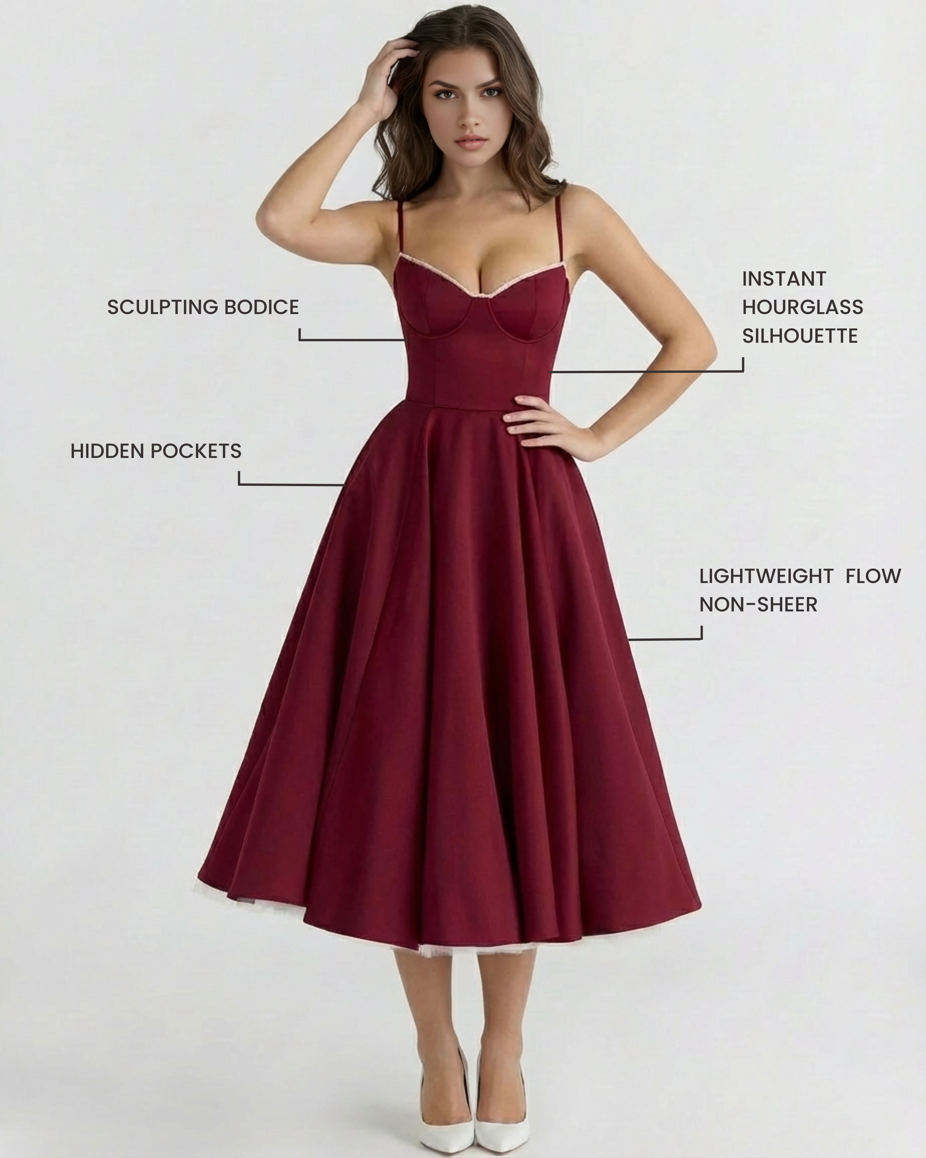 Selene Midi Dress ROSIE LANE