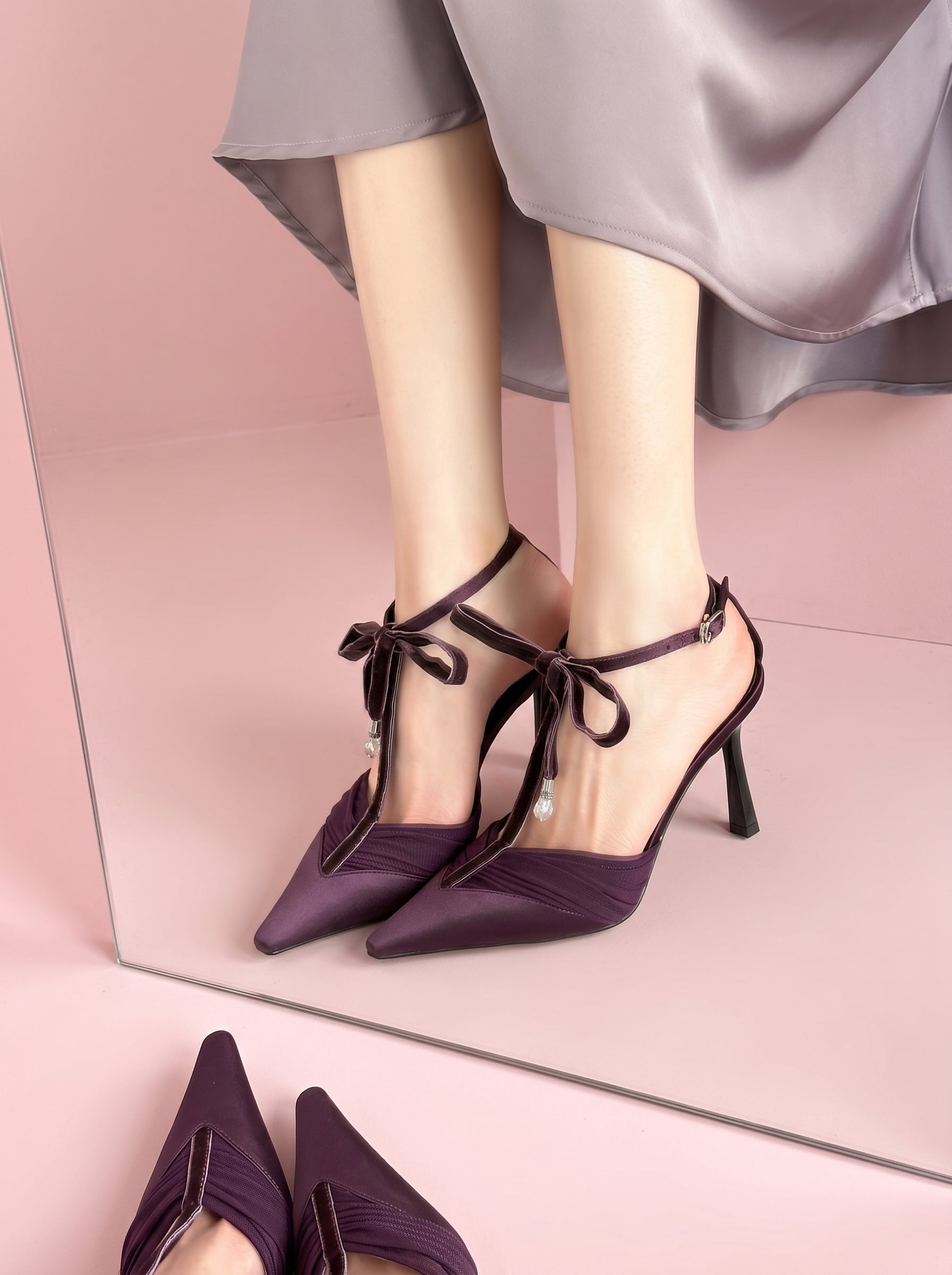 Pointed Toe Bow Heel ROSIE LANE