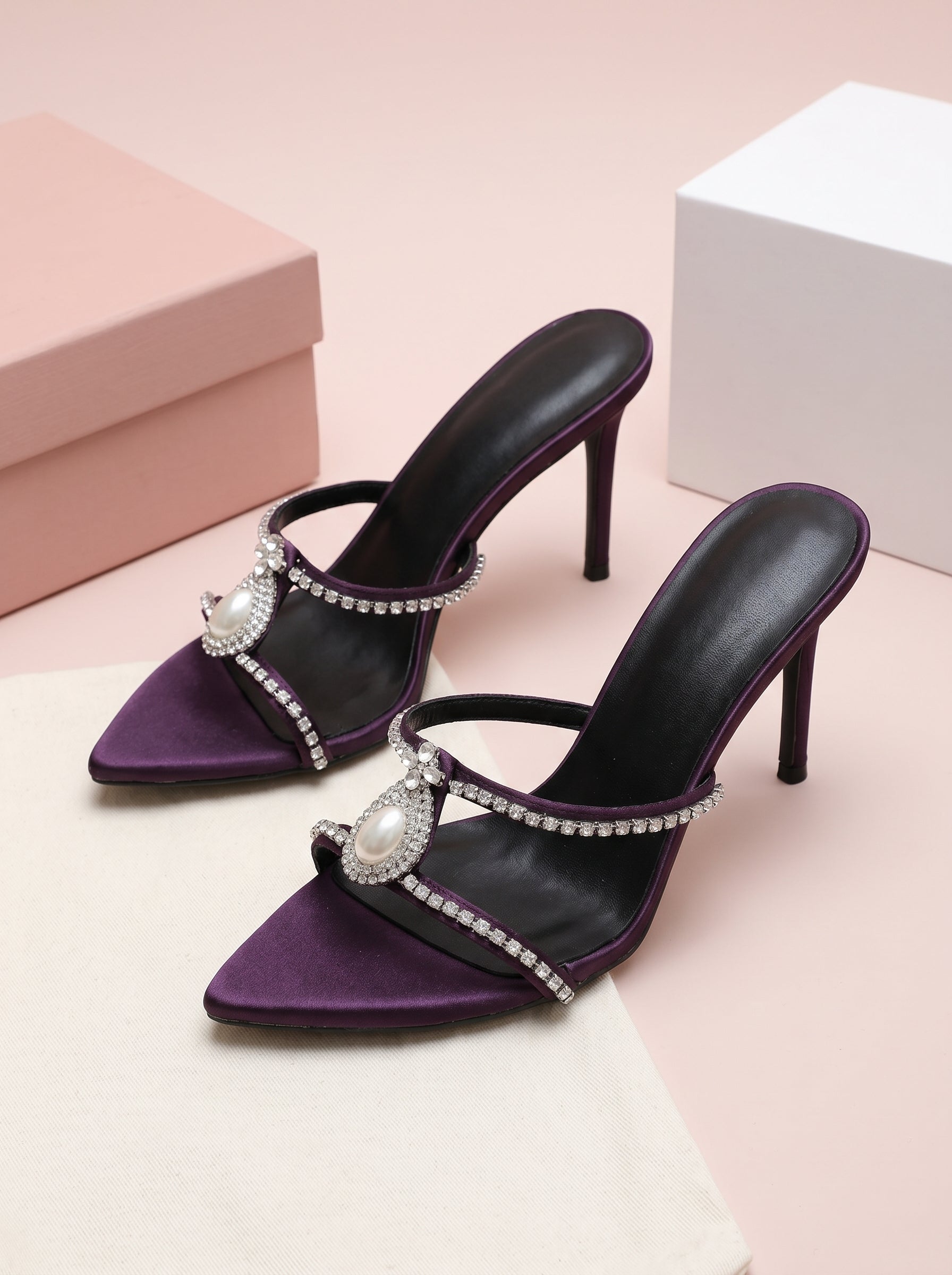 Crystal Embellished Heel ROSIE LANE