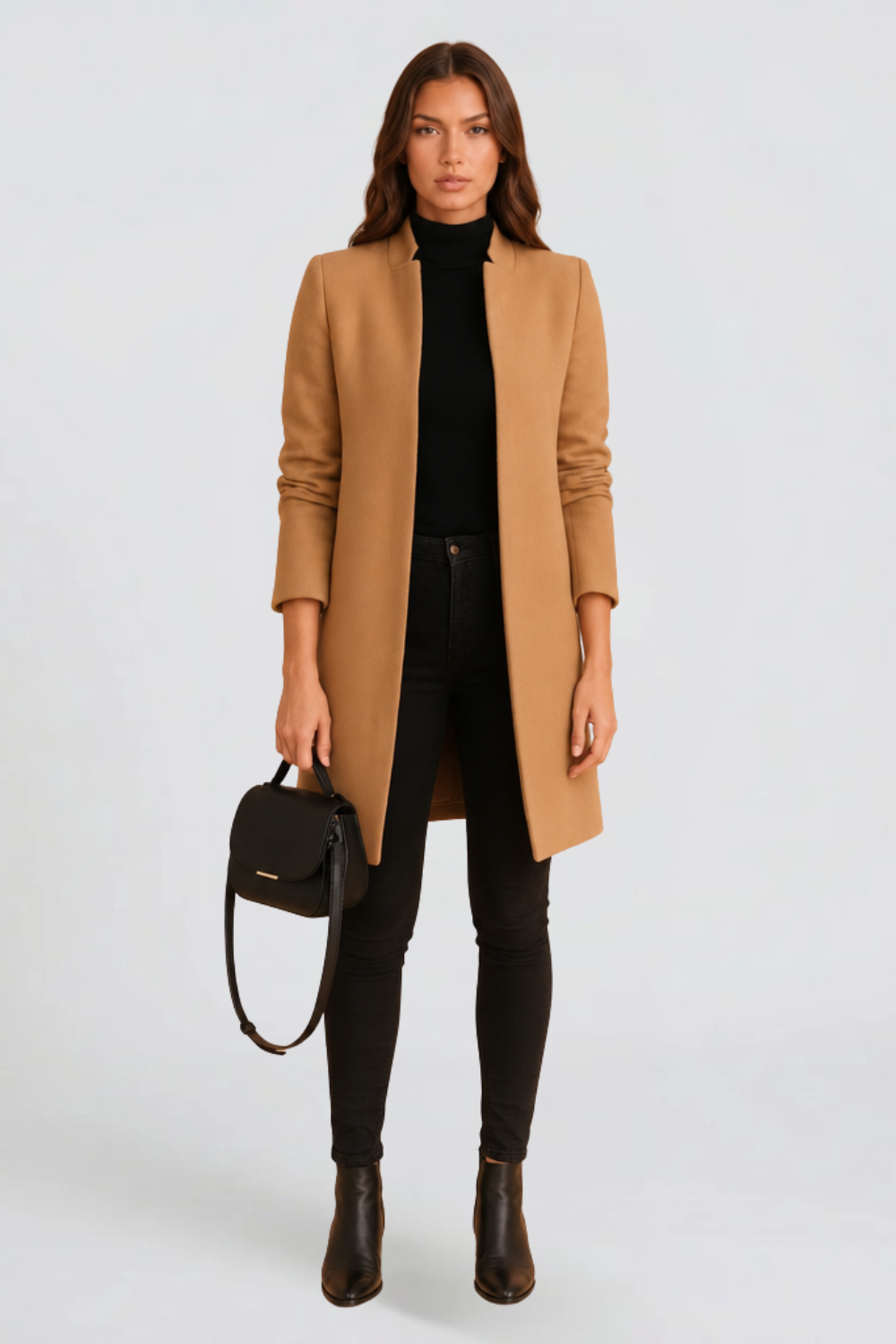 Laurent Minimalist Coat Audrey Calvero