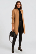 Laurent Minimalist Coat Audrey Calvero