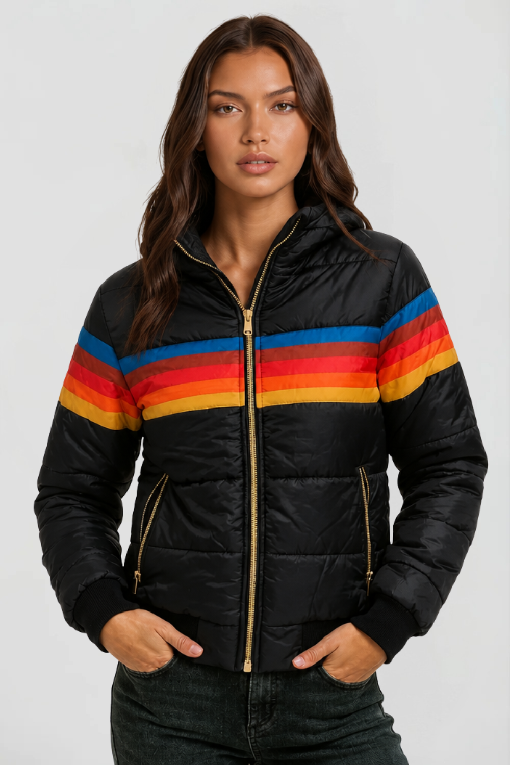 Gianna Retro Puffer Coat Audrey Calvero