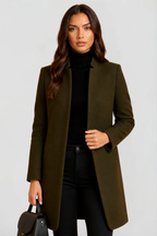 Laurent Minimalist Coat Audrey Calvero