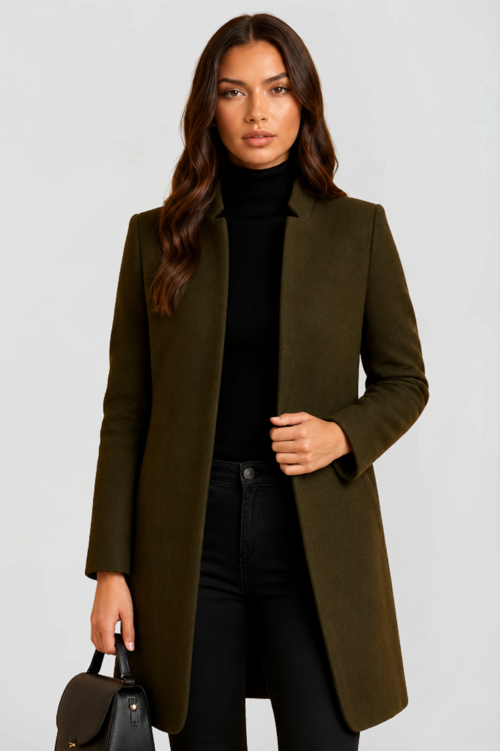Laurent Minimalist Coat Audrey Calvero