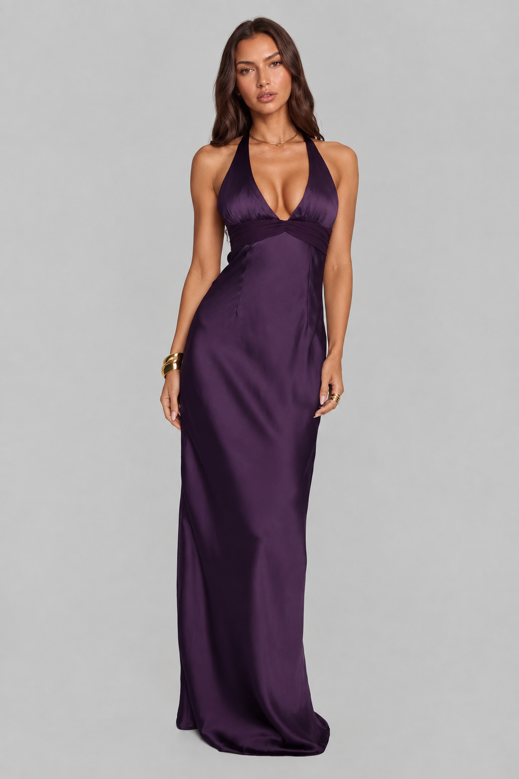 Backless Party Maxi Dress