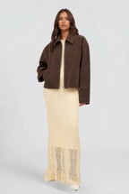 Dahlia Suede Jacket Audrey Calvero