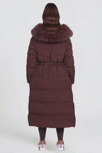 Bella Fur Hooded Coat Audrey Calvero