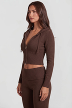 Zip-Up Hoodie & Flare Pants Set Audrey Calvero