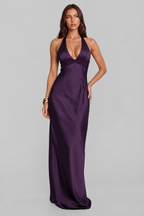 Backless Party Maxi Dress