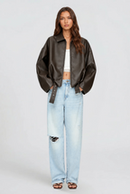 Sophia Leather Jacket Audrey Calvero
