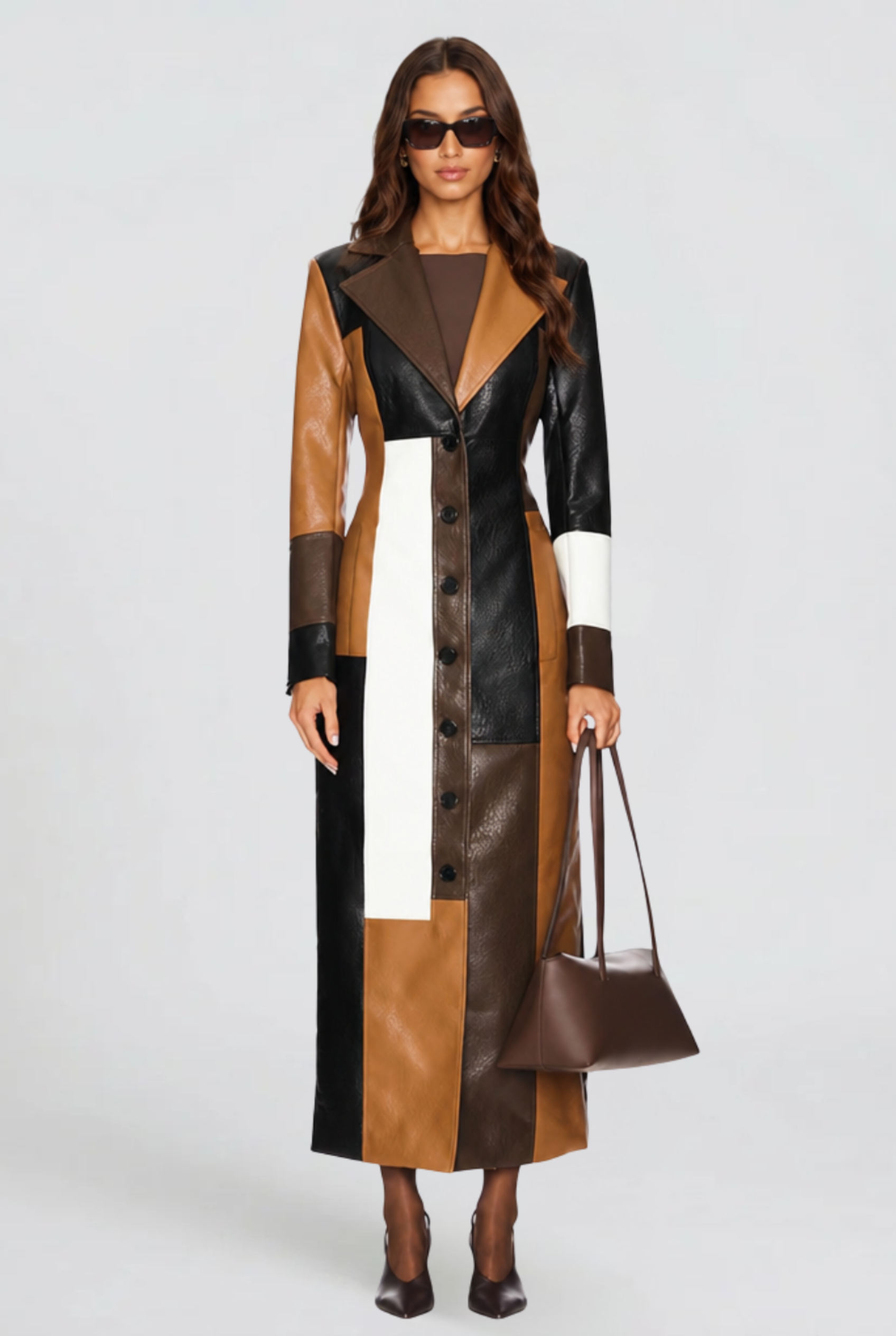 Rosaline Leather Coat Audrey Calvero