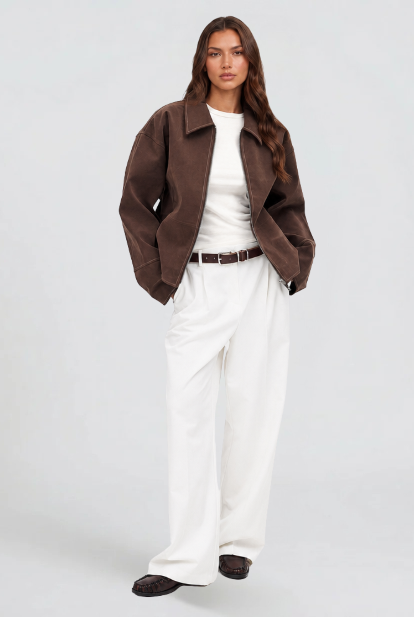 Dahlia Suede Jacket Audrey Calvero