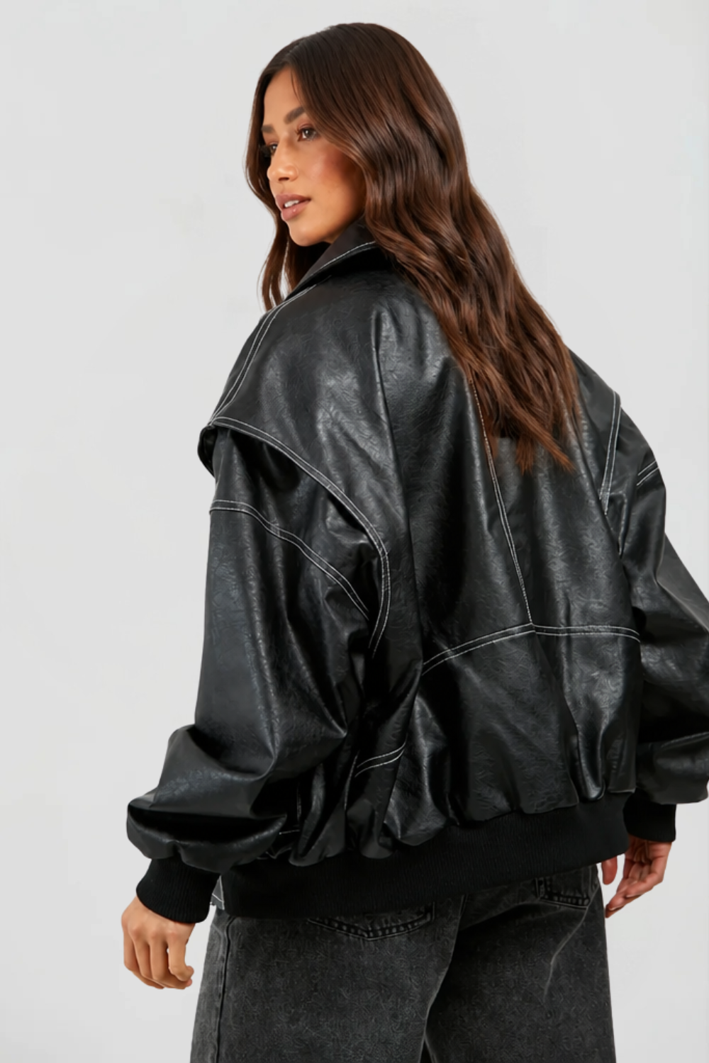 Lizzy Leather Jacket Audrey Calvero