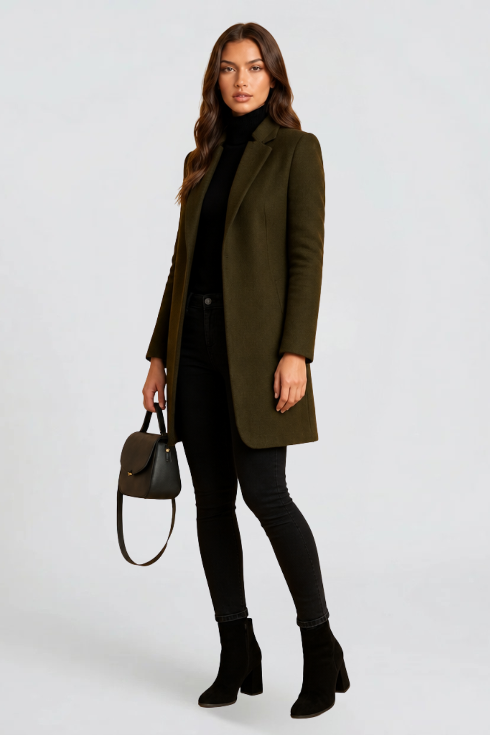 Laurent Minimalist Coat Audrey Calvero