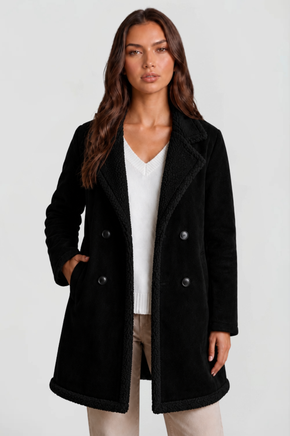 Penelope Shearling Coat Audrey Calvero