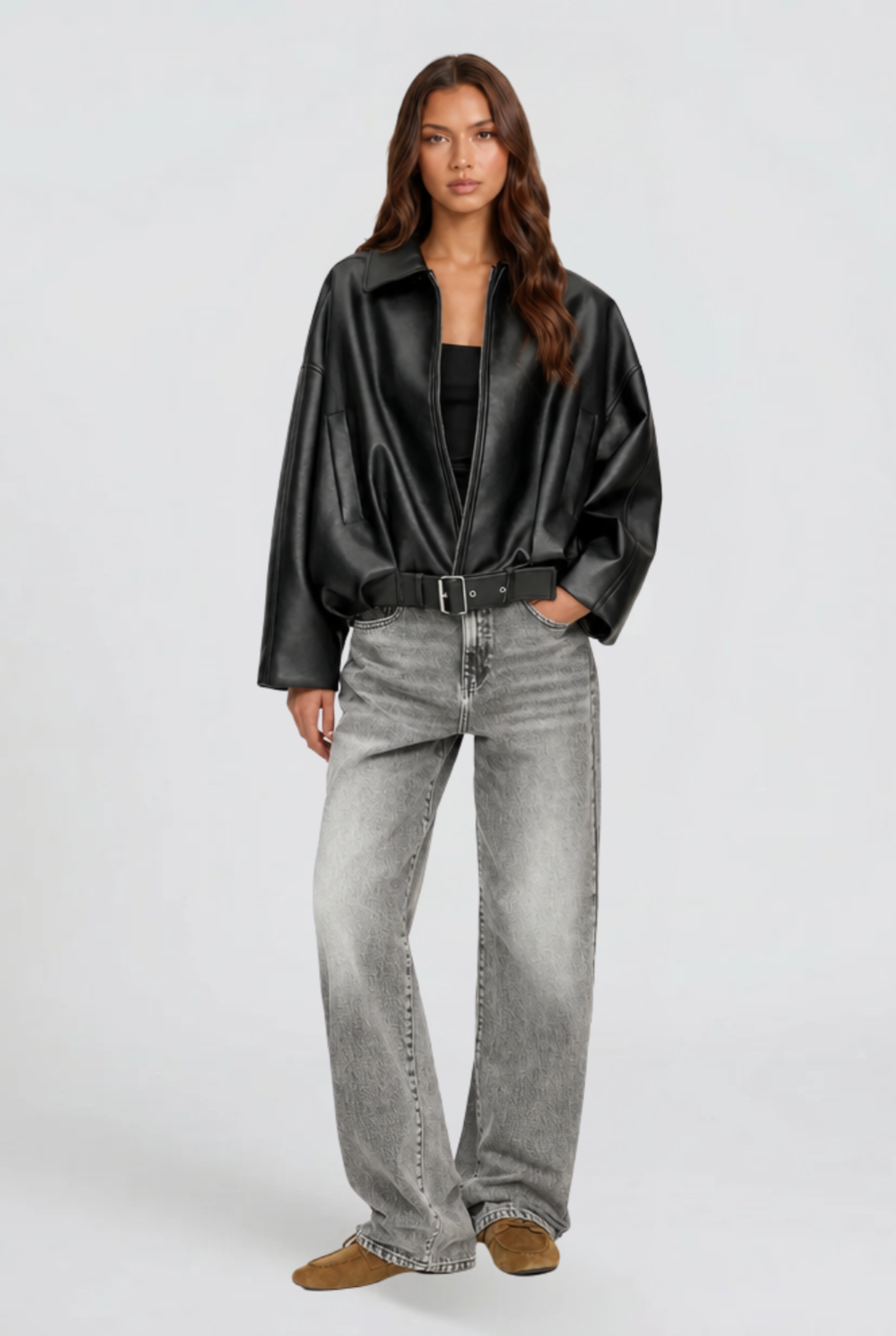 Sophia Leather Jacket Audrey Calvero