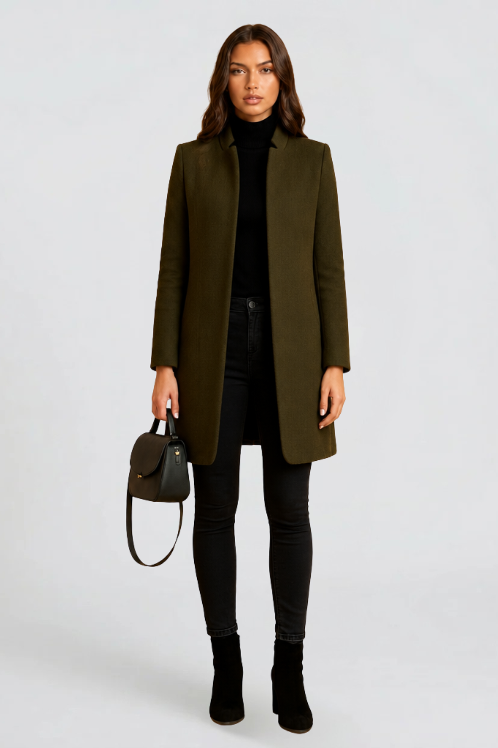 Laurent Minimalist Coat Audrey Calvero