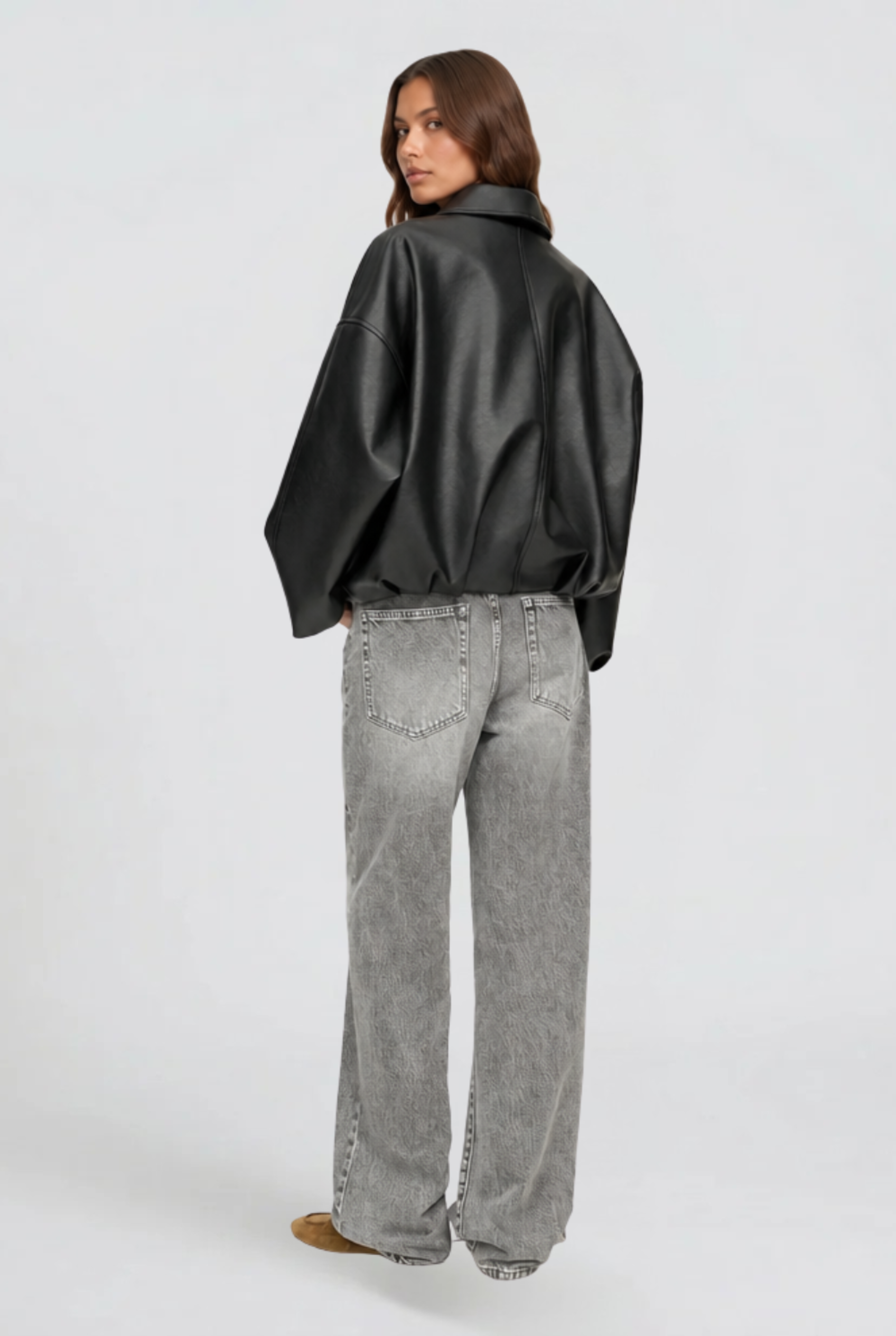 Sophia Leather Jacket Audrey Calvero