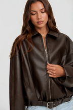 Sophia Leather Jacket Audrey Calvero