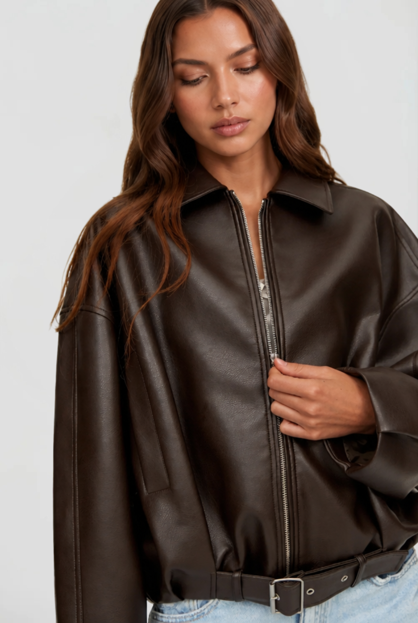 Sophia Leather Jacket Audrey Calvero