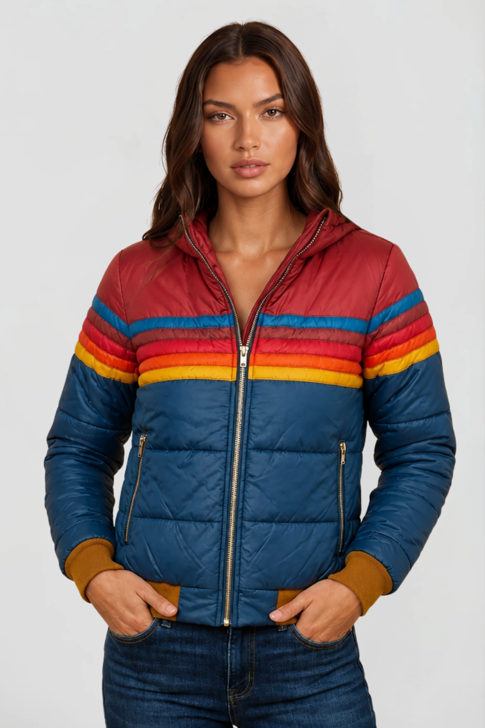 Gianna Retro Puffer Coat Audrey Calvero