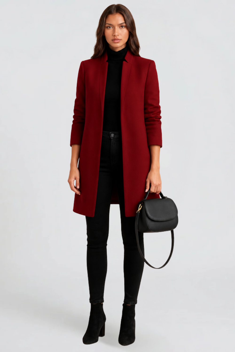 Laurent Minimalist Coat Audrey Calvero