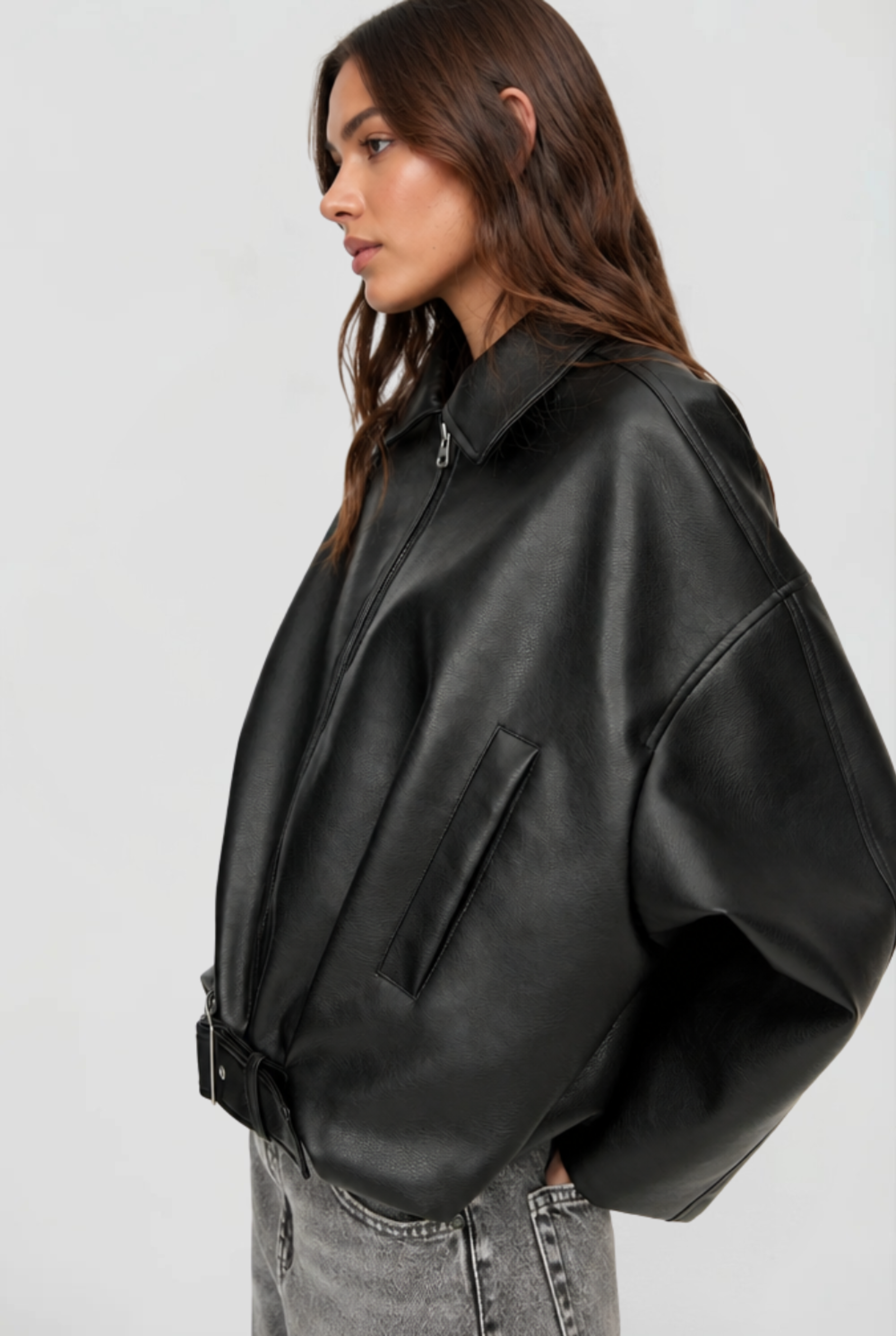 Sophia Leather Jacket Audrey Calvero