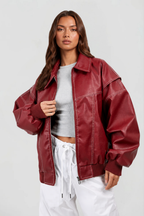 Lizzy Leather Jacket Audrey Calvero