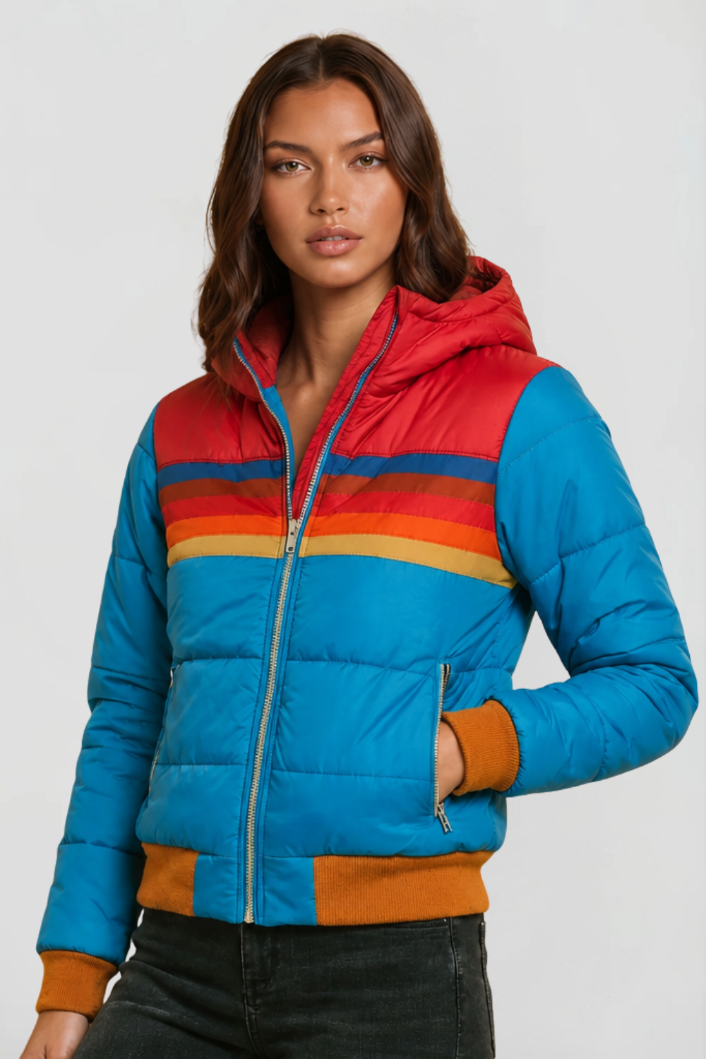 Gianna Retro Puffer Coat Audrey Calvero