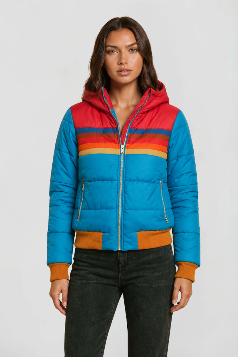 Gianna Retro Puffer Coat Audrey Calvero