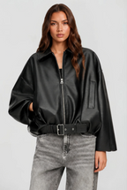 Sophia Leather Jacket Audrey Calvero