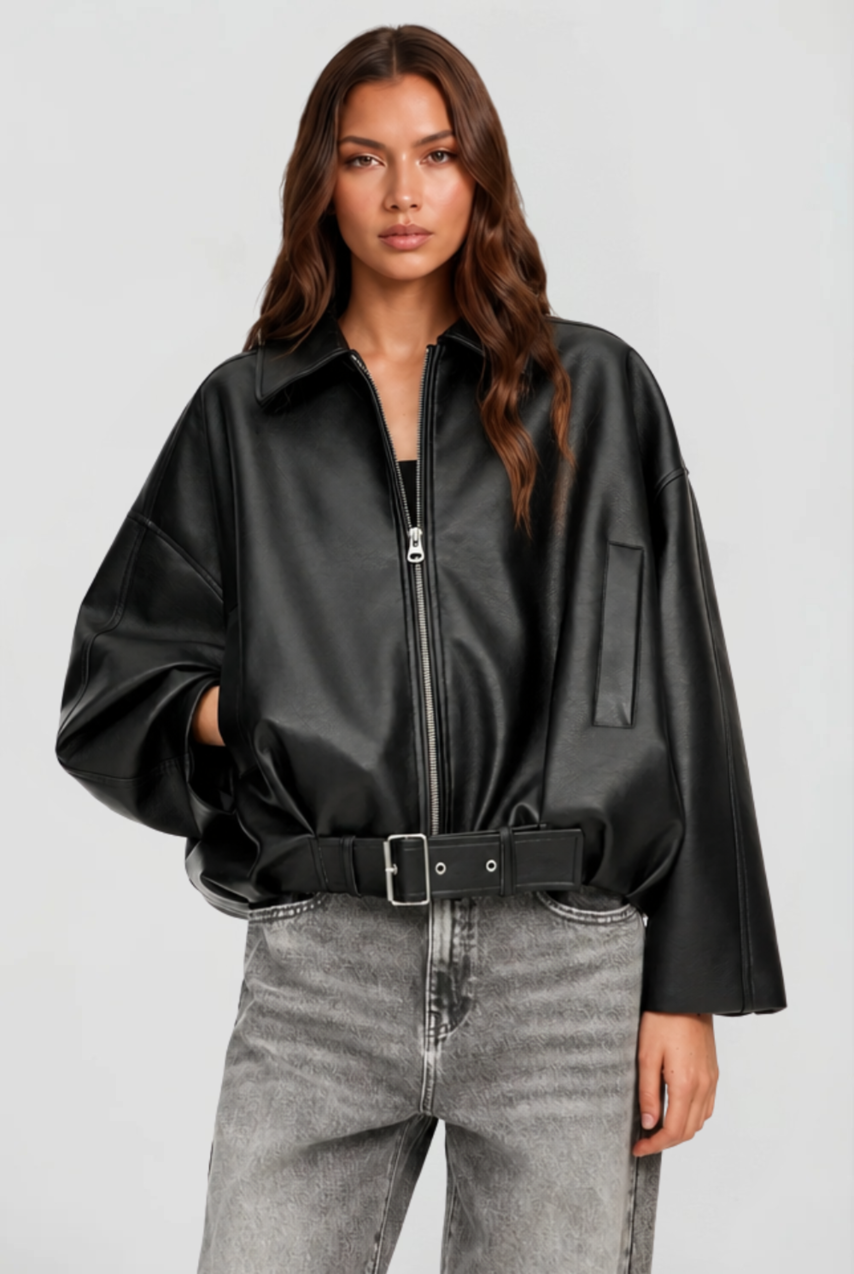 Sophia Leather Jacket Audrey Calvero