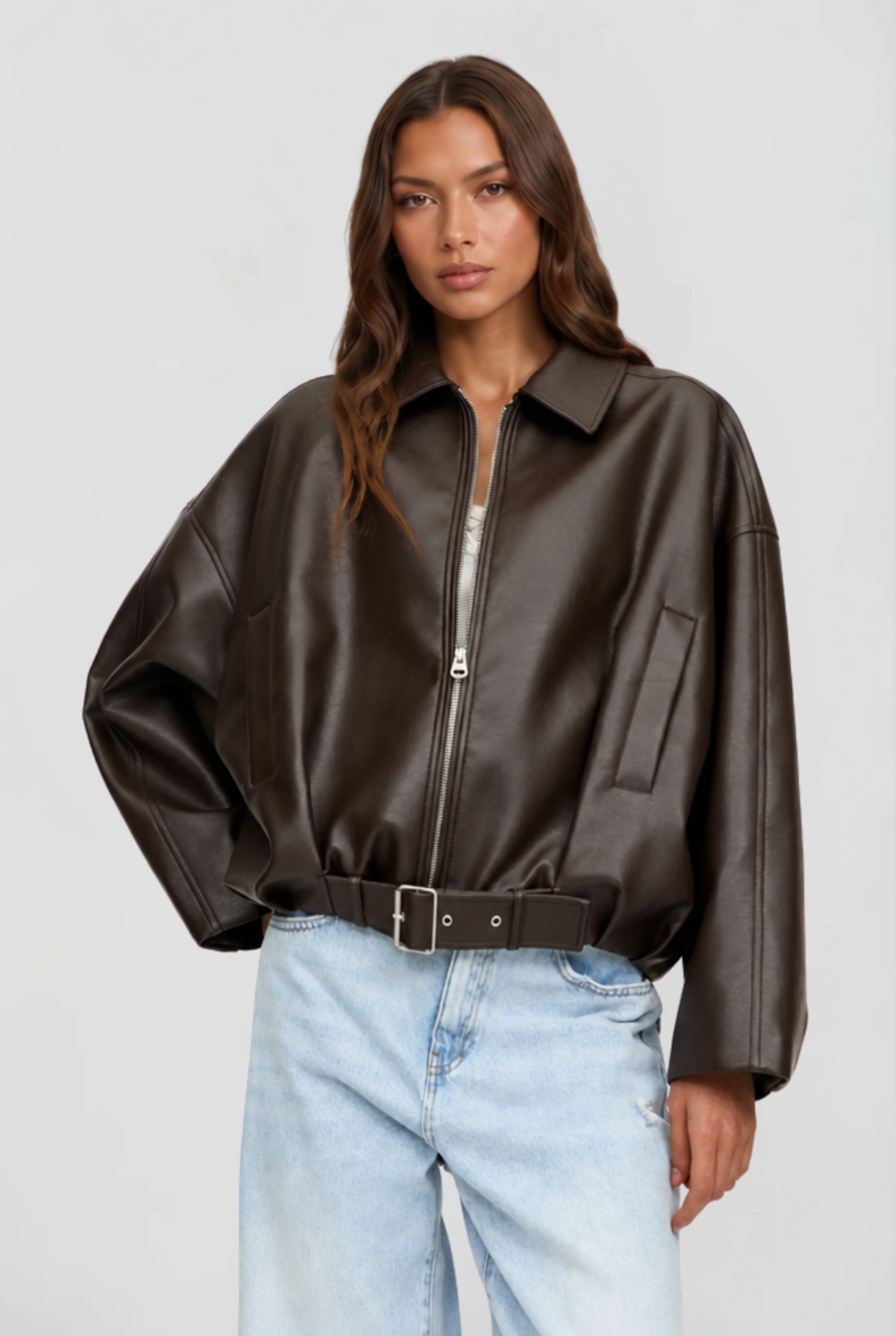Sophia Leather Jacket Audrey Calvero