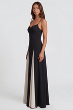 Colorblock Wedding Guest Maxi Dress Audrey Calvero