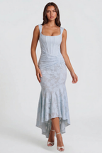 Corset Lace Wedding Guest Dress Audrey Calvero