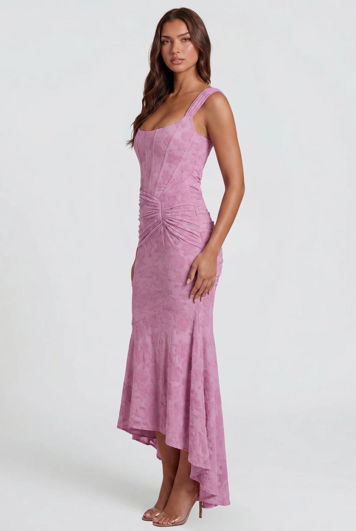 Corset Lace Wedding Guest Dress Audrey Calvero