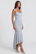 Corset Lace Wedding Guest Dress Audrey Calvero