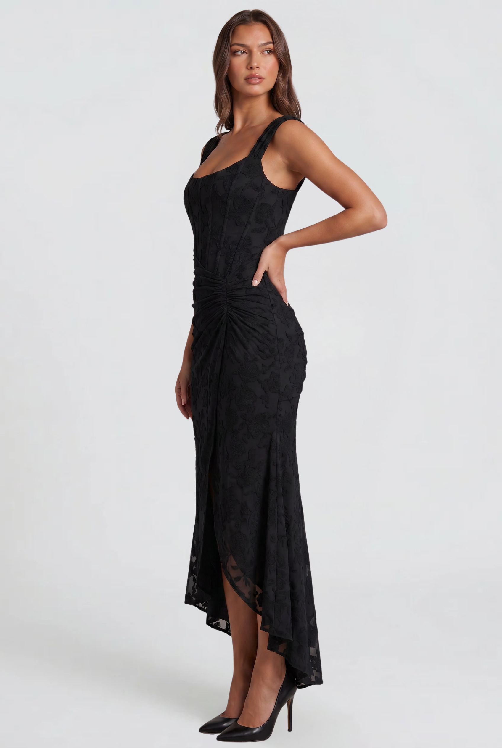 Corset Lace Wedding Guest Dress Audrey Calvero