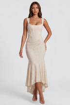 Corset Lace Wedding Guest Dress Audrey Calvero