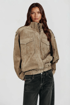 Alessa Suede Jacket Audrey Calvero