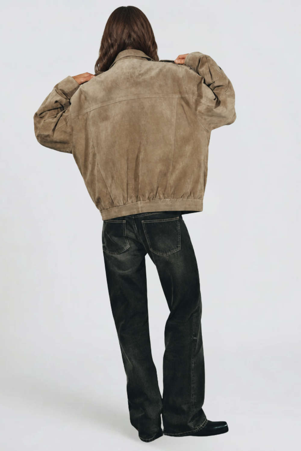 Alessa Suede Jacket Audrey Calvero