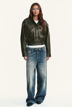 Katie Leather Jacket Audrey Calvero