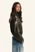 Katie Leather Jacket Audrey Calvero