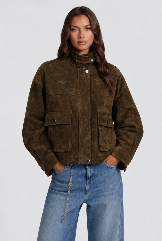 Melissa Suede Jacket Audrey Calvero