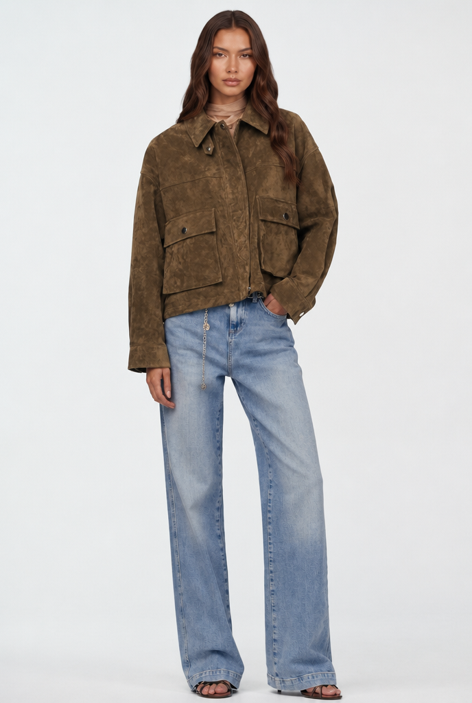 Melissa Suede Jacket Audrey Calvero