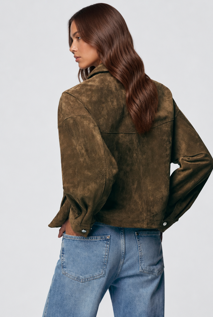 Melissa Suede Jacket Audrey Calvero