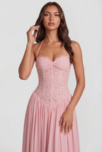Lace Corset Maxi Dress Audrey Calvero
