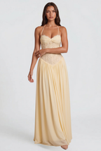 Lace Corset Maxi Dress Audrey Calvero