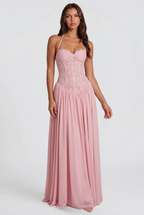 Lace Corset Maxi Dress Audrey Calvero