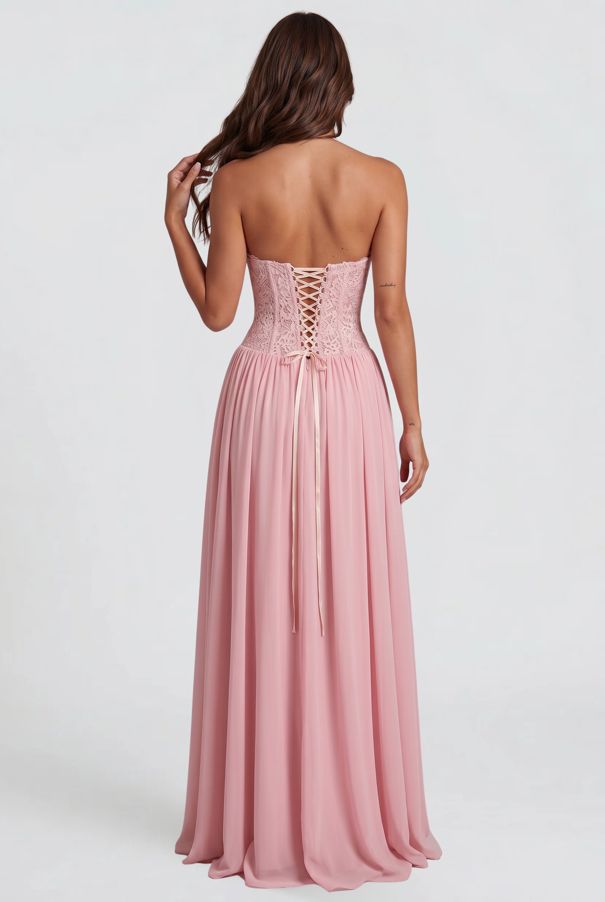 Lace Corset Maxi Dress Audrey Calvero